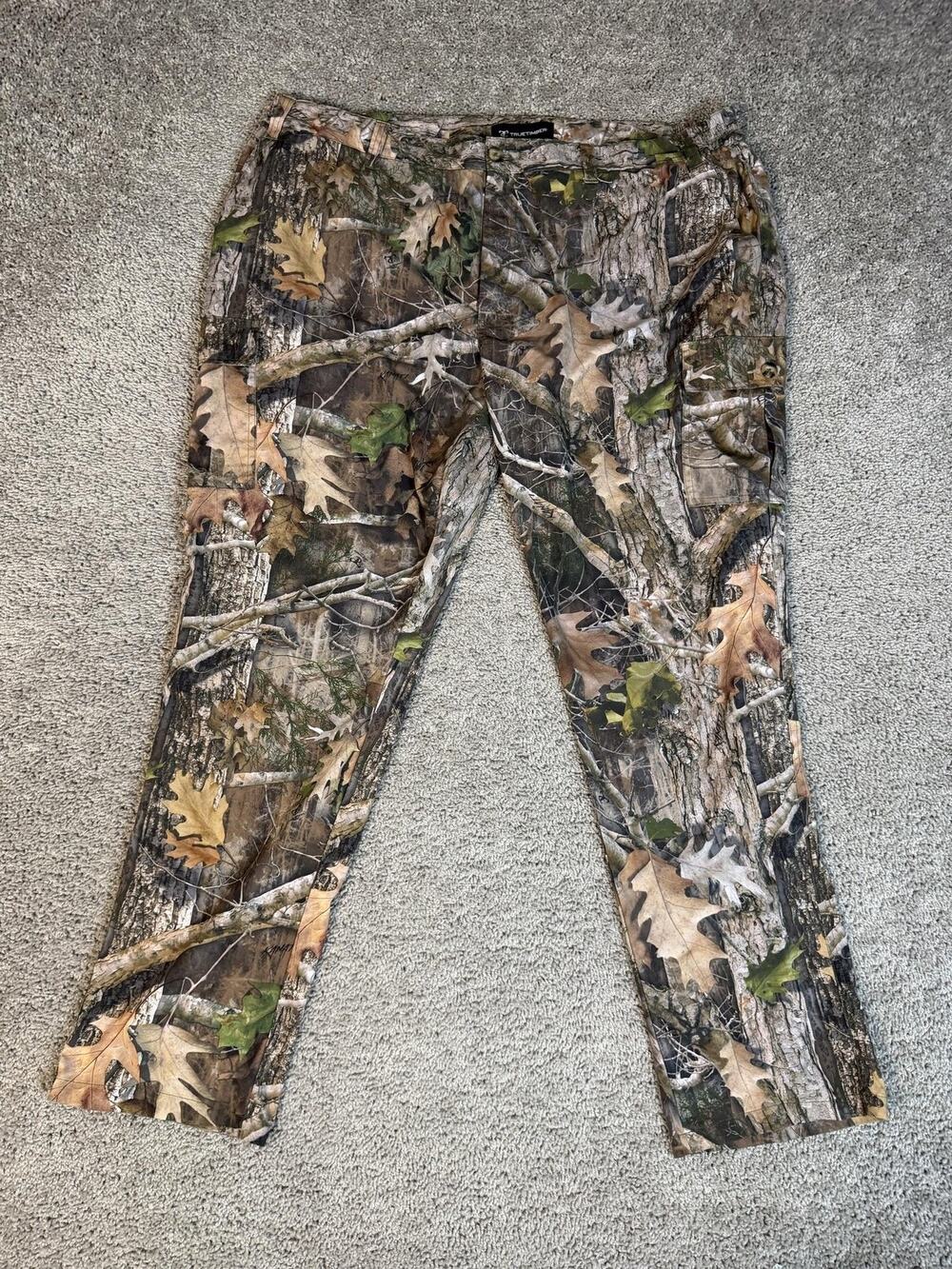 TrueTimber Pants Mens 2XL Brown Kanati Camouflage Cargo Microfiber Hunting
